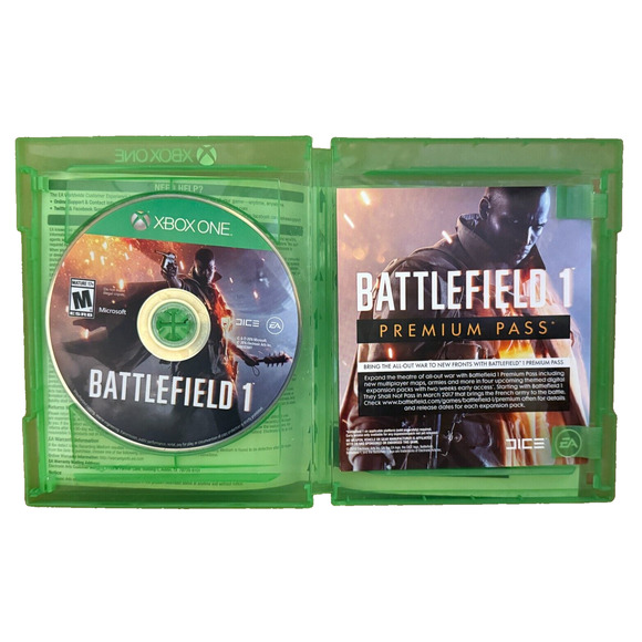 Battlefield 1 (Xbox One, 2016) - Used, Tested, Original Case - Picture 3 of 6